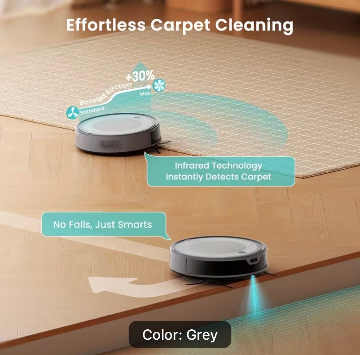 SmartClean™ Robot Vacuum & Mop