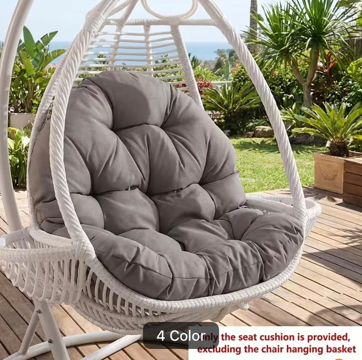 Nova Prime CloudNest™ Luxury Hanging Chair Cushion