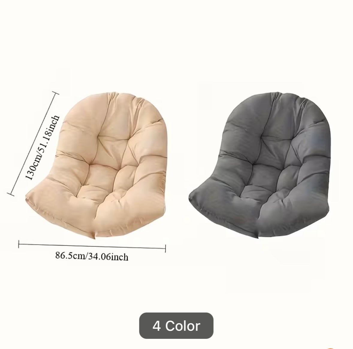 Nova Prime CloudNest™ Luxury Hanging Chair Cushion
