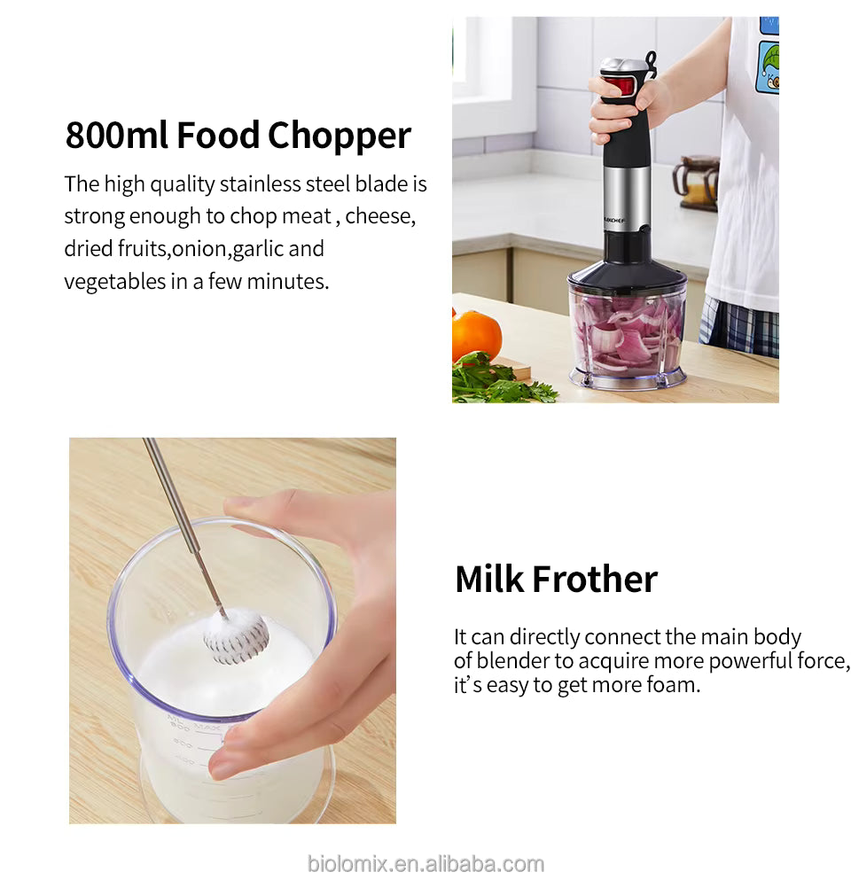 ChefPro™ 5-in-1 Immersion Blender Set